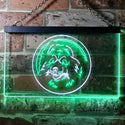 ADVPRO Chow Chow Dog Bedroom Dual Color LED Neon Sign st6-i0662 - White & Green