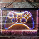 ADVPRO Game Controller Console Bar Room Illuminated Dual Color LED Neon Sign st6-i0733 - Blue & Yellow