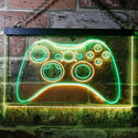 ADVPRO Game Controller Console Bar Room Illuminated Dual Color LED Neon Sign st6-i0733 - Green & Yellow