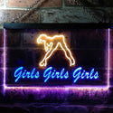 ADVPRO Girls Night Club Bar Beer Wine Illuminated Dual Color LED Neon Sign st6-i0767 - Blue & Yellow