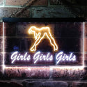 ADVPRO Girls Night Club Bar Beer Wine Illuminated Dual Color LED Neon Sign st6-i0767 - White & Yellow