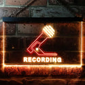 ADVPRO Recording Studio On Air Illuminated Dual Color LED Neon Sign st6-i0799 - Red & Yellow