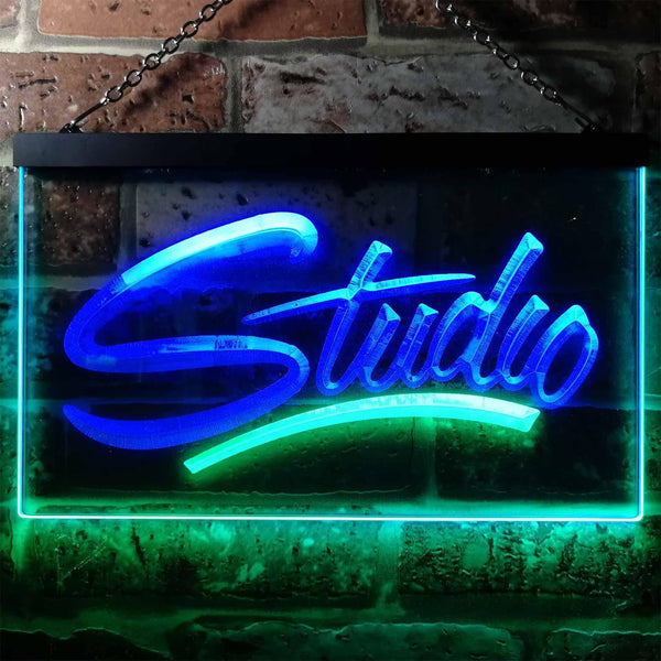 ADVPRO Studio Room On Air Recording Display Dual Color LED Neon Sign st6-i0800 - Green & Blue