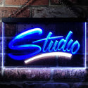 ADVPRO Studio Room On Air Recording Display Dual Color LED Neon Sign st6-i0800 - White & Blue