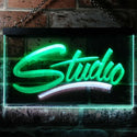 ADVPRO Studio Room On Air Recording Display Dual Color LED Neon Sign st6-i0800 - White & Green