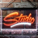 ADVPRO Studio Room On Air Recording Display Dual Color LED Neon Sign st6-i0800 - White & Orange