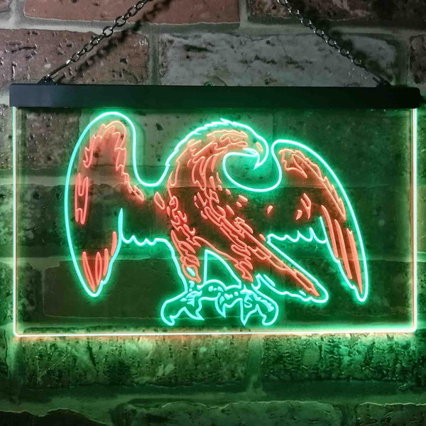 ADVPRO Eagle American Bar Beer Illuminated Dual Color LED Neon Sign st6-i0861 - Green & Red