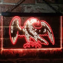 ADVPRO Eagle American Bar Beer Illuminated Dual Color LED Neon Sign st6-i0861 - Red & Yellow