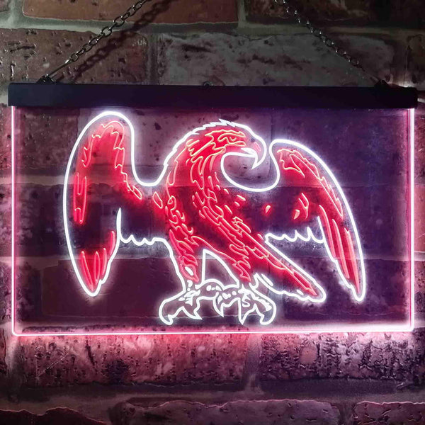 ADVPRO Eagle American Bar Beer Illuminated Dual Color LED Neon Sign st6-i0861 - White & Red