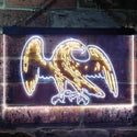 ADVPRO Eagle American Bar Beer Illuminated Dual Color LED Neon Sign st6-i0861 - White & Yellow