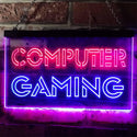 ADVPRO Computer Gaming Room Kid Man Cave Dual Color LED Neon Sign st6-i0865 - Red & Blue