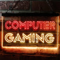 ADVPRO Computer Gaming Room Kid Man Cave Dual Color LED Neon Sign st6-i0865 - Red & Yellow