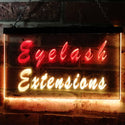 ADVPRO Eyelash Extensions Beauty Salon Shop Dual Color LED Neon Sign st6-i0885 - Red & Yellow