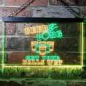ADVPRO Beer Pong Get Your Balls Wet Bar Game Dual Color LED Neon Sign st6-i0939 - Green & Yellow