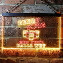ADVPRO Beer Pong Get Your Balls Wet Bar Game Dual Color LED Neon Sign st6-i0939 - Red & Yellow