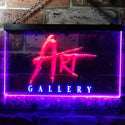 ADVPRO Art Gallery Room Decoration Dual Color LED Neon Sign st6-i0950 - Blue & Red