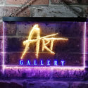 ADVPRO Art Gallery Room Decoration Dual Color LED Neon Sign st6-i0950 - Blue & Yellow