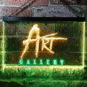 ADVPRO Art Gallery Room Decoration Dual Color LED Neon Sign st6-i0950 - Green & Yellow