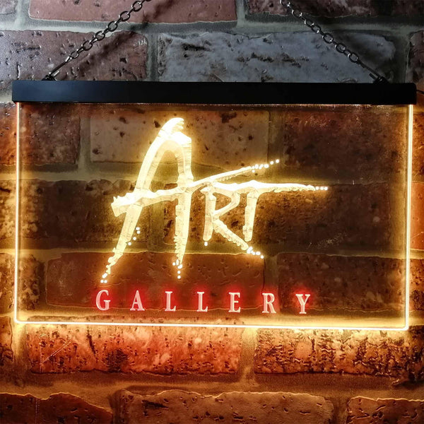 ADVPRO Art Gallery Room Decoration Dual Color LED Neon Sign st6-i0950 - Red & Yellow