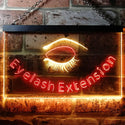 ADVPRO Eyelash Extensions Shop Woman Room Dual Color LED Neon Sign st6-i0958 - Red & Yellow