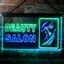 ADVPRO Beauty Salon Lady Shop Decoration Dual Color LED Neon Sign st6-i0965 - Green & Blue