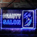 ADVPRO Beauty Salon Lady Shop Decoration Dual Color LED Neon Sign st6-i0965 - White & Blue