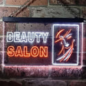 ADVPRO Beauty Salon Lady Shop Decoration Dual Color LED Neon Sign st6-i0965 - White & Orange