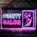 ADVPRO Beauty Salon Lady Shop Decoration Dual Color LED Neon Sign st6-i0965 - White & Purple