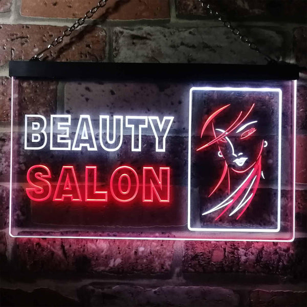 ADVPRO Beauty Salon Lady Shop Decoration Dual Color LED Neon Sign st6-i0965 - White & Red
