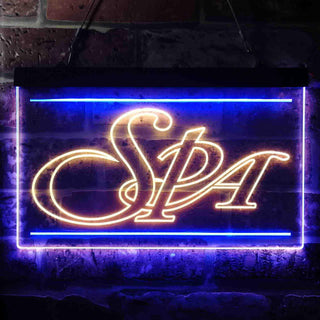 ADVPRO Spa Massage Shop Display Dual Color LED Neon Sign st6-i0975 - Blue & Yellow