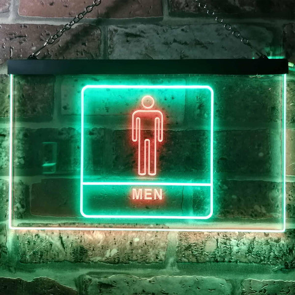 ADVPRO Men Toilet Restroom WC Display Dual Color LED Neon Sign st6-i1015 - Green & Red