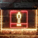 ADVPRO Men Toilet Restroom WC Display Dual Color LED Neon Sign st6-i1015 - Red & Yellow