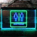 ADVPRO Men Women Toilet Restroom WC Dual Color LED Neon Sign st6-i1029 - Green & Blue