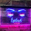 ADVPRO Eyelash Extension Beauty Salon Indoor Decoration Dual Color LED Neon Sign st6-i1089 - Red & Blue