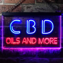 ADVPRO CBD Open Wall Decor Dual Color LED Neon Sign st6-i1091 - Blue & Red