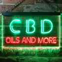 ADVPRO CBD Open Wall Decor Dual Color LED Neon Sign st6-i1091 - Green & Red