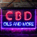 ADVPRO CBD Open Wall Decor Dual Color LED Neon Sign st6-i1091 - Red & Blue