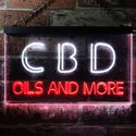 ADVPRO CBD Open Wall Decor Dual Color LED Neon Sign st6-i1091 - White & Red