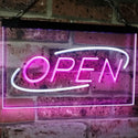 ADVPRO Open LED Neon Sign Dual Color LED Neon Sign st6-i2002 - White & Purple