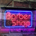 ADVPRO Barber Shop Hair Cut Walk in Welcome Display Dual Color LED Neon Sign st6-i2005 - Blue & Red