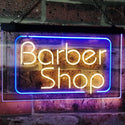 ADVPRO Barber Shop Hair Cut Walk in Welcome Display Dual Color LED Neon Sign st6-i2005 - Blue & Yellow
