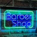 ADVPRO Barber Shop Hair Cut Walk in Welcome Display Dual Color LED Neon Sign st6-i2005 - Green & Blue