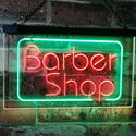 ADVPRO Barber Shop Hair Cut Walk in Welcome Display Dual Color LED Neon Sign st6-i2005 - Green & Red