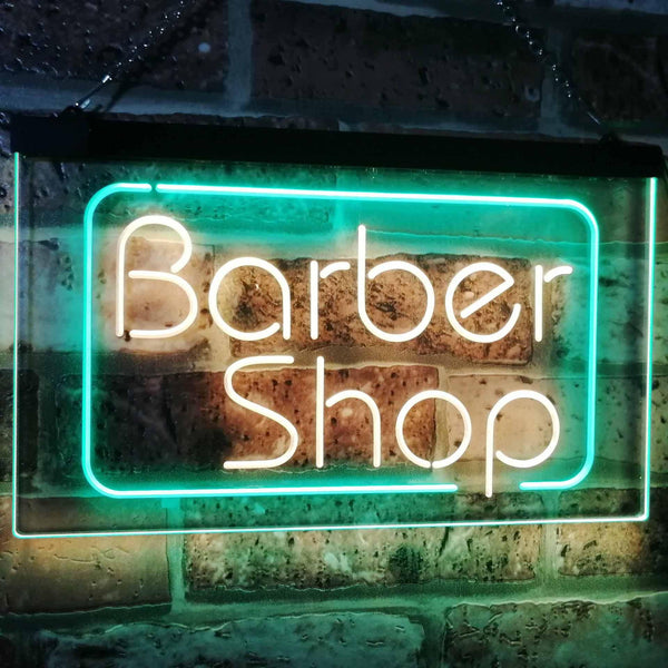 ADVPRO Barber Shop Hair Cut Walk in Welcome Display Dual Color LED Neon Sign st6-i2005 - Green & Yellow