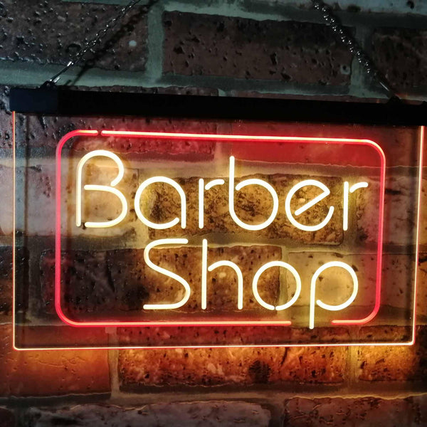 ADVPRO Barber Shop Hair Cut Walk in Welcome Display Dual Color LED Neon Sign st6-i2005 - Red & Yellow