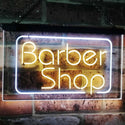 ADVPRO Barber Shop Hair Cut Walk in Welcome Display Dual Color LED Neon Sign st6-i2005 - White & Yellow