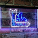 ADVPRO Live Nude Girls Bar Beer Pub Club Decor Dual Color LED Neon Sign st6-i2042 - White & Blue