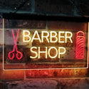 ADVPRO Barber Shop Hair Cut Scissor Pole Display Dual Color LED Neon Sign st6-i2044 - Red & Yellow