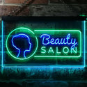 ADVPRO Beauty Salon Lady Wall Decor Dual Color LED Neon Sign st6-i2045 - Green & Blue
