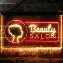 ADVPRO Beauty Salon Lady Wall Decor Dual Color LED Neon Sign st6-i2045 - Red & Yellow